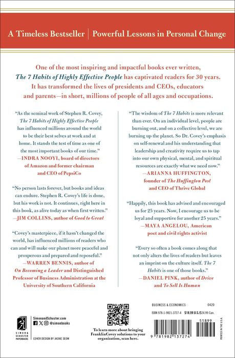 The 7 Habits of Highly Effective People – Stephen R. Covey