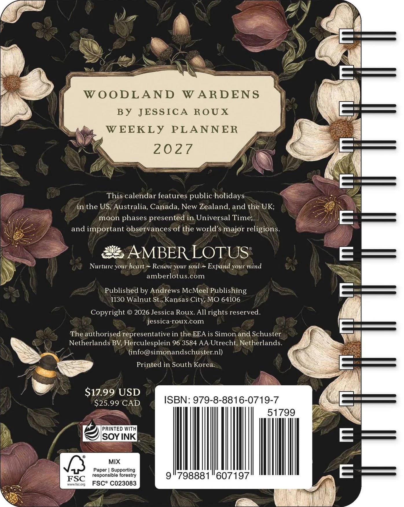 Woodland Wardens 2027 Weekly Planner
