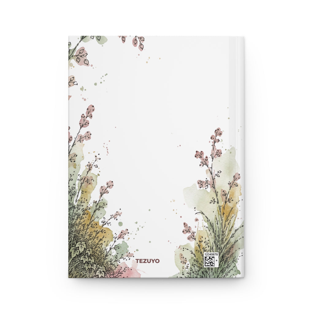 The Path Beyond Hardcover Journal | Botanical Watercolor Lined Notebook