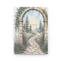 The Path Beyond Hardcover Journal | Botanical Watercolor Lined Notebook