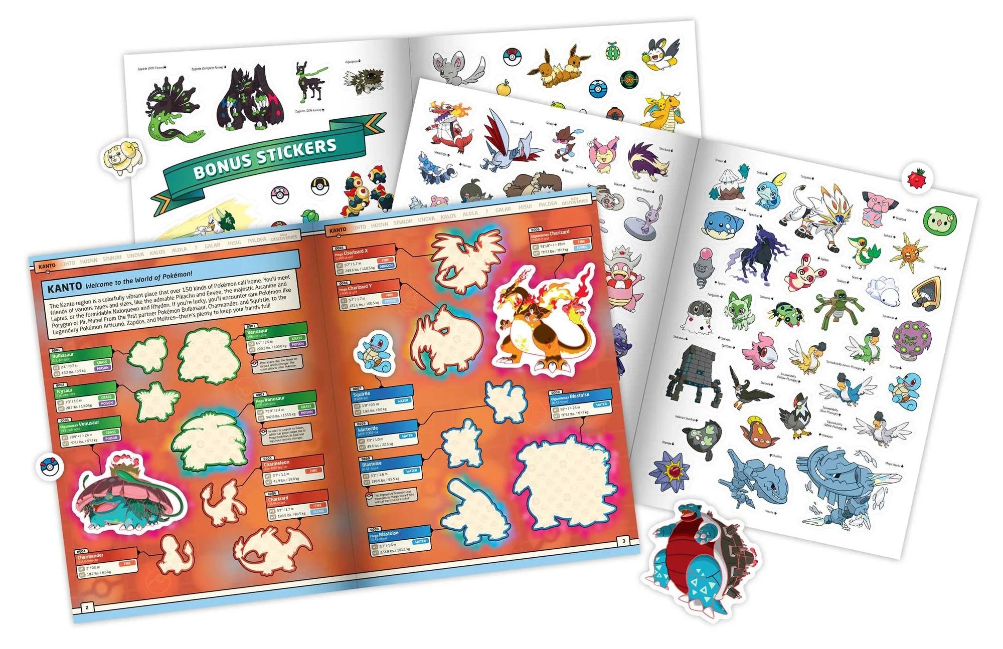 Pokémon Epic Sticker Collection 3rd Edition: From Kanto to Paldea