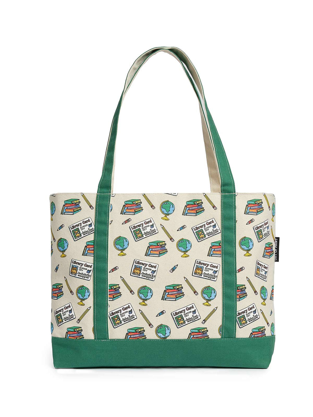 Arthur: Library Card Large Zippered Tote Bag