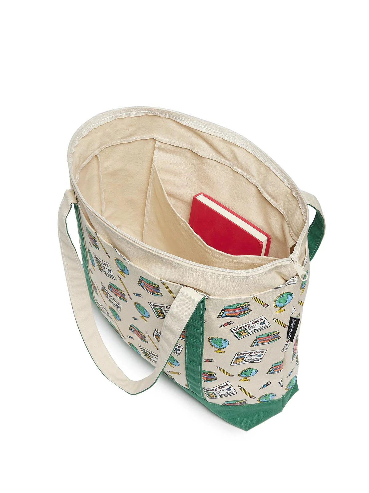 Arthur: Library Card Large Zippered Tote Bag
