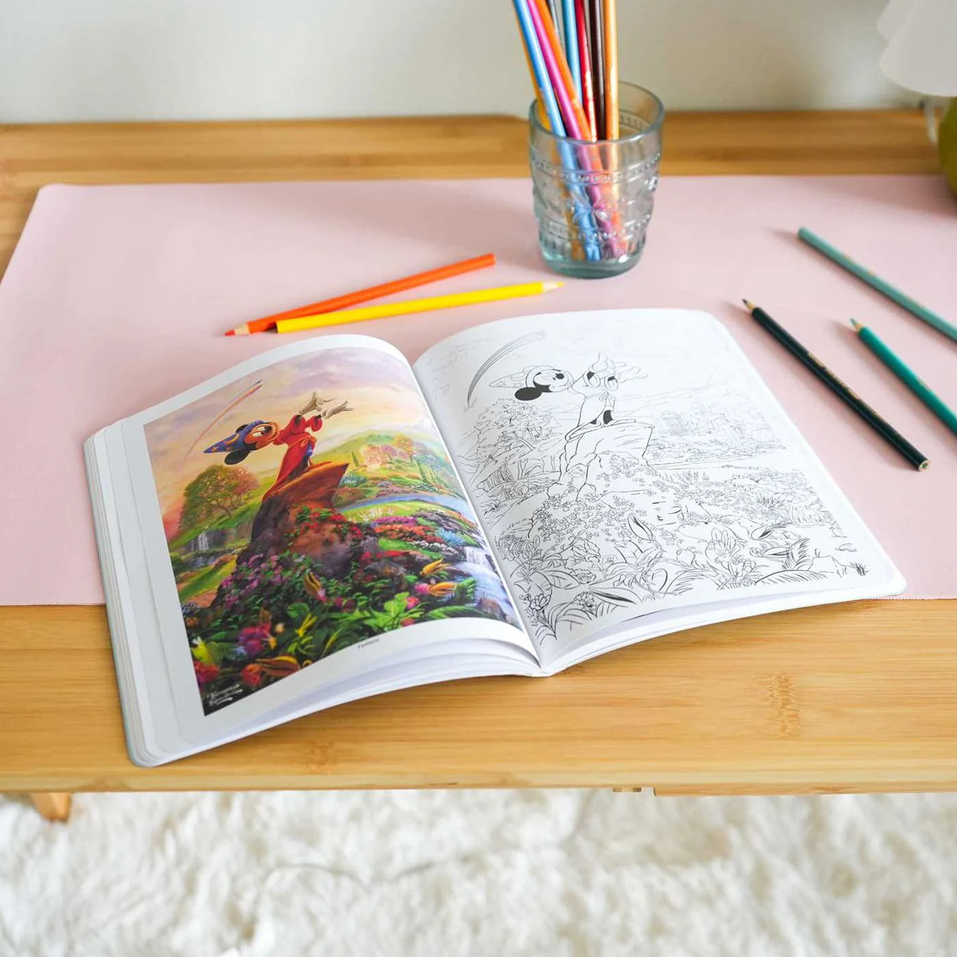 Disney Dreams Collection Thomas Kinkade Studios Coloring Book