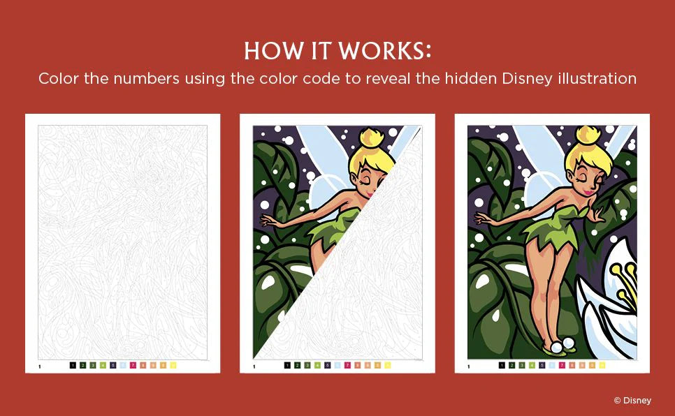 Disney Mystery Coloring: The Classics: A Color by Number Book