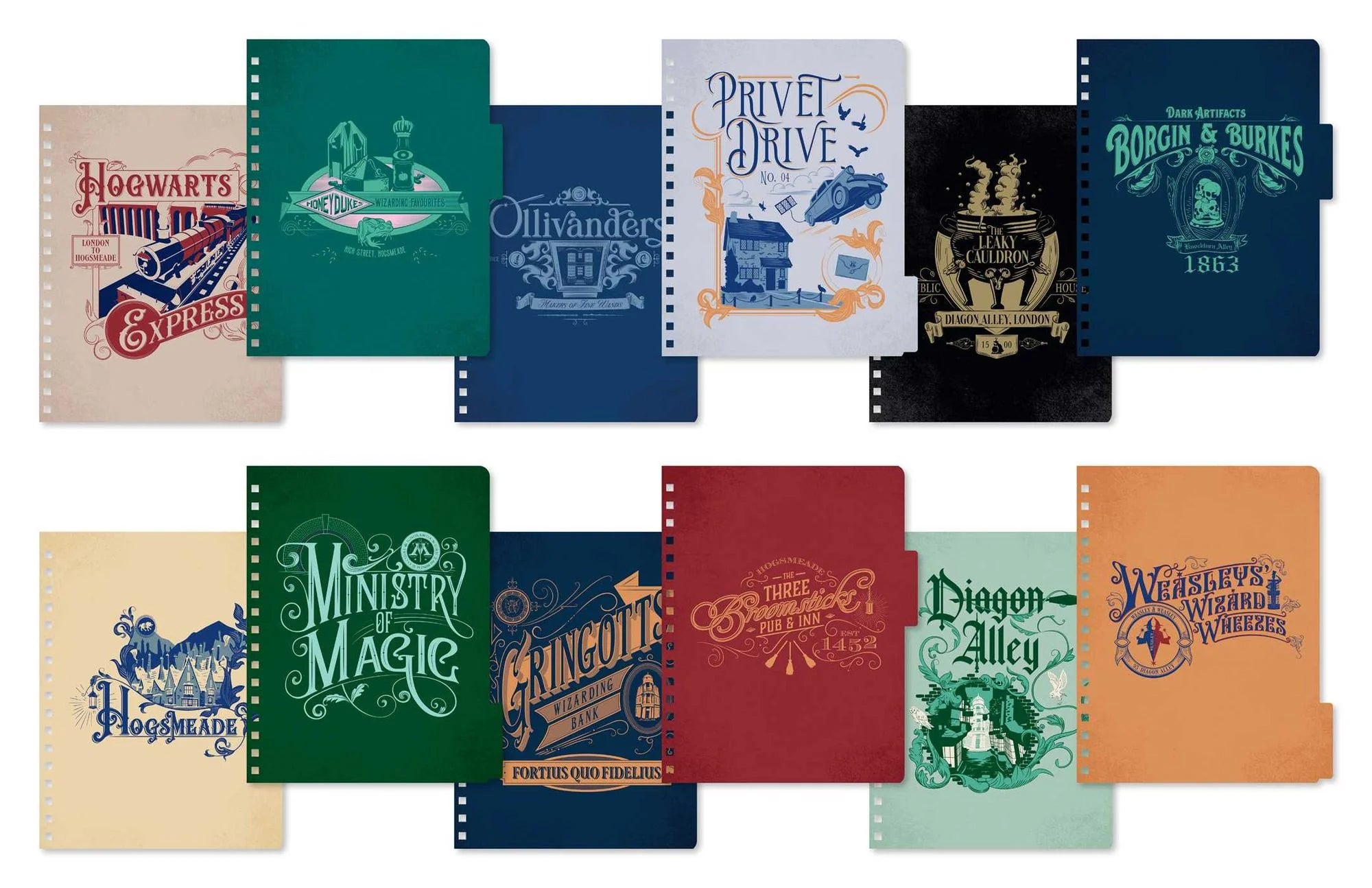 Harry Potter: Magical Places 12-Month Undated Planner
