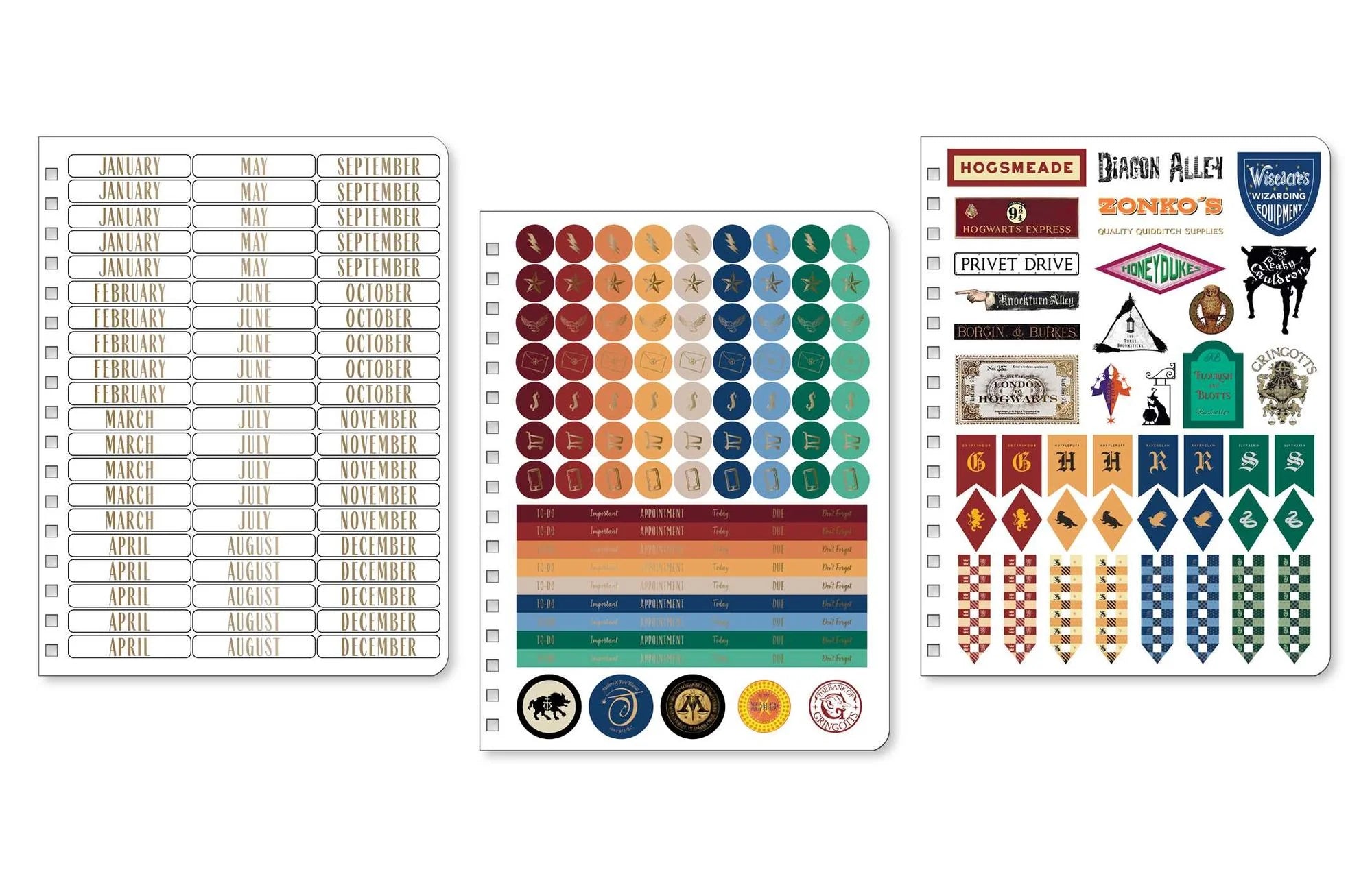 Harry Potter: Magical Places 12-Month Undated Planner