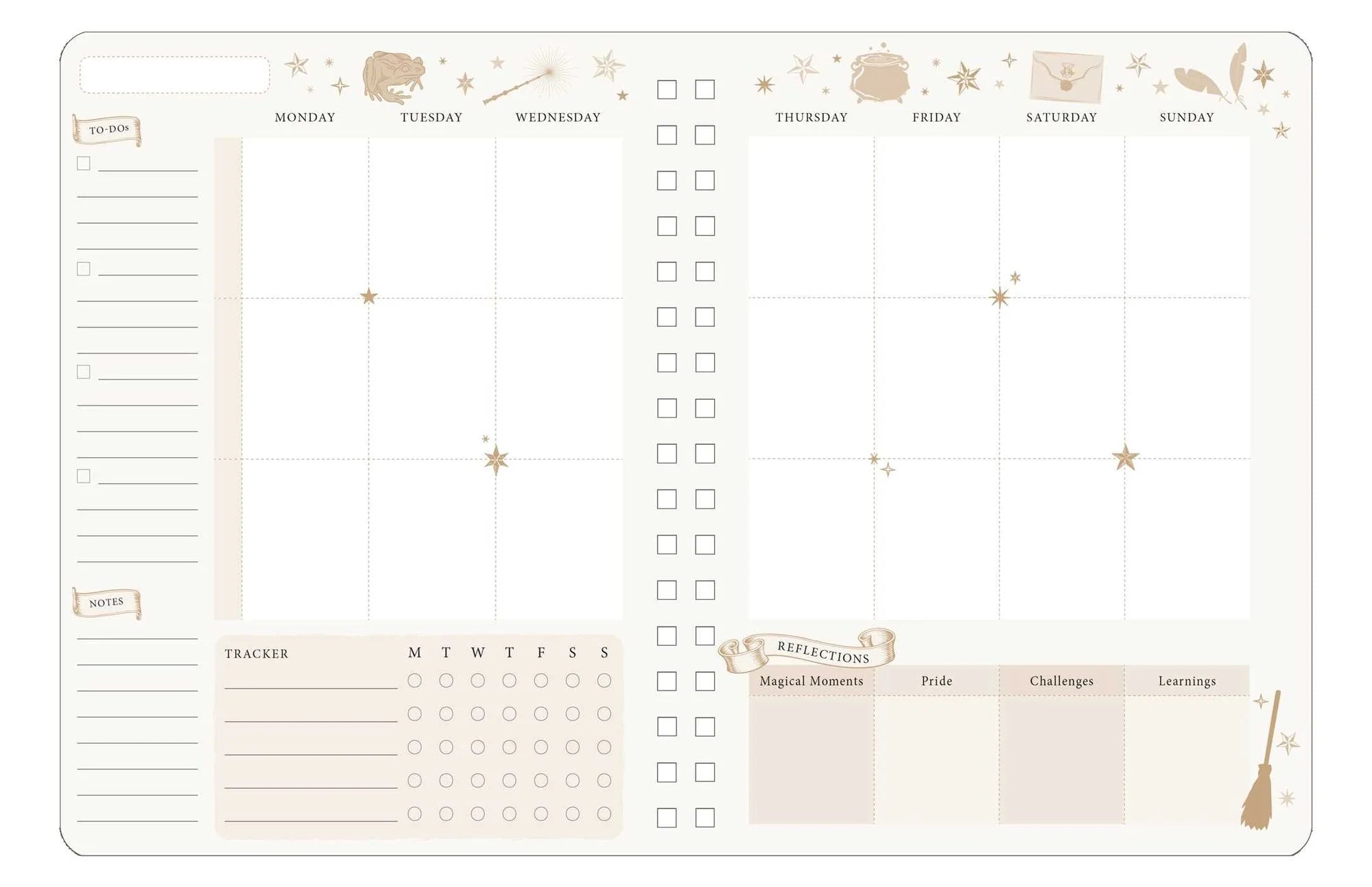 Harry Potter: Magical Places 12-Month Undated Planner