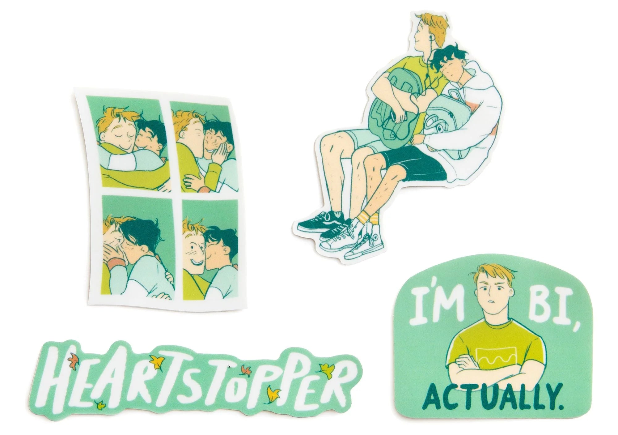 Heartstopper: Boy Meets Boy Sticker Set of 4