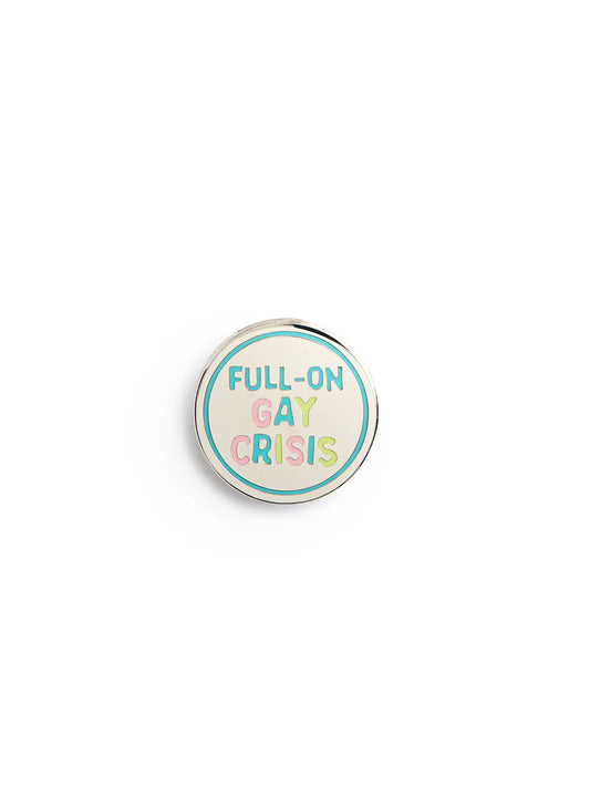 Heartstopper: Full-On Gay Crisis Enamel Pin