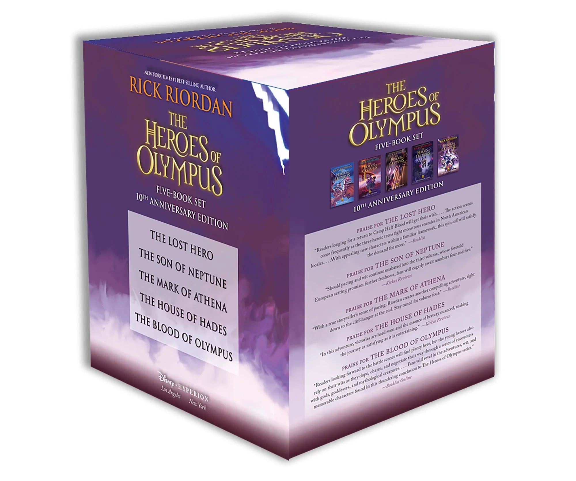 Heroes of Olympus Paperback Boxed Set — 10th Anniversary Edition (with Poster)