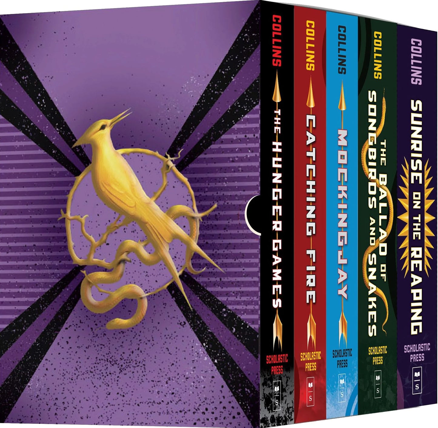 Hunger Games 5-Book Hardcover Box Set (The Hunger Games, Catching Fire, Mockingjay, The Ballad of Songbirds and Snakes, Sunrise on the Reaping)