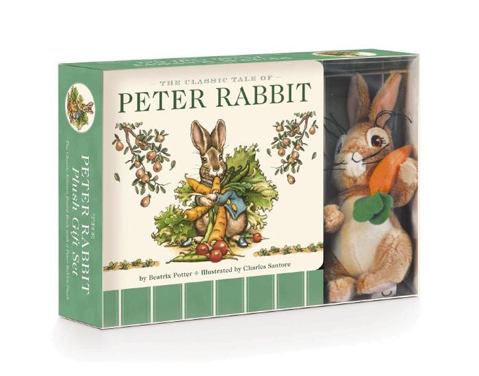 The Peter Rabbit Plush Gift Set: Classic Edition Board Book + Plush Rabbit