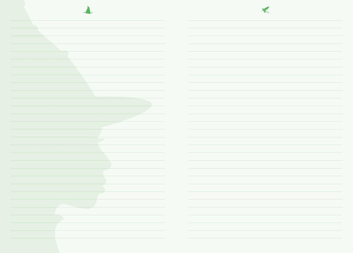 Wicked: Elphaba / Glinda Reversible Sculpted Journal