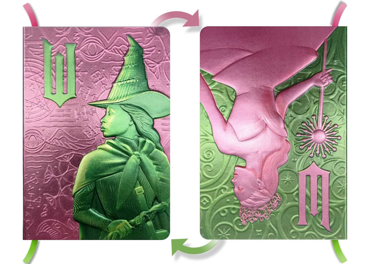 Wicked: Elphaba / Glinda Reversible Sculpted Journal