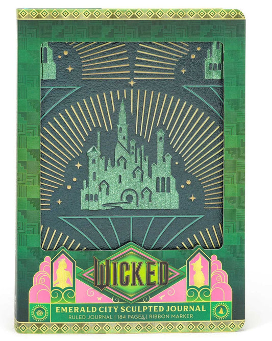 Wicked: Emerald City Sculpted Journal